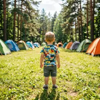 Купить готовый сайт Детский лагерь в Перми - посмотреть и заказать, недорогой шаблон сайта, цена 